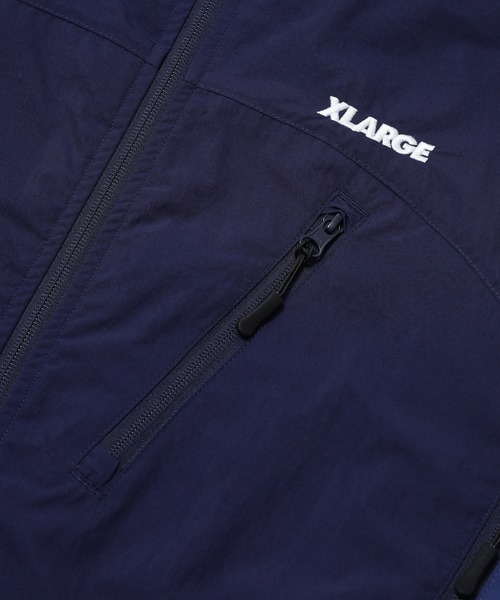 XLARGE(エクストララージ)の「NYLON PANELED JACKET(ナイロンジャケット・メンズ・ネイビー/ブラック/バーガンディー・S/M/L/XL)」の13枚目の写真