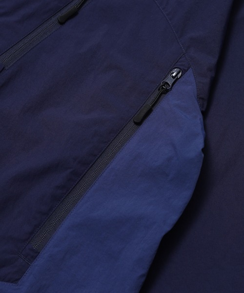 XLARGE(エクストララージ)の「NYLON PANELED JACKET(ナイロンジャケット・メンズ・ネイビー/ブラック/バーガンディー・S/M/L/XL)」の14枚目の写真