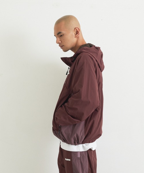 XLARGE(エクストララージ)の「NYLON PANELED JACKET(ナイロンジャケット・メンズ・ネイビー/ブラック/バーガンディー・S/M/L/XL)」の7枚目の写真