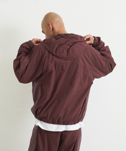 XLARGE(エクストララージ)の「NYLON PANELED JACKET(ナイロンジャケット・メンズ・ネイビー/ブラック/バーガンディー・S/M/L/XL)」の8枚目の写真