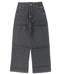 MAISON CLUB（メゾンクラブ）の「【MAISON CLUB】2-Tuck Wide Denim Trousers / 2タック ワイドデニムトラウザーズ SNF（デニムパンツ）」