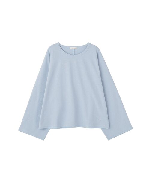 Green Parks(グリーンパークス)の「刺しゅう入りドルマンロンTEE(Tシャツ/カットソー・レディース・ブラウン/オフホワイト/サックスブルー/杢グレー・FREE)」の4枚目の写真