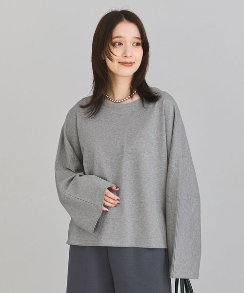Green Parks(グリーンパークス)の「刺しゅう入りドルマンロンTEE(Tシャツ/カットソー・レディース・ブラウン/オフホワイト/サックスブルー/杢グレー・FREE)」の20枚目の写真