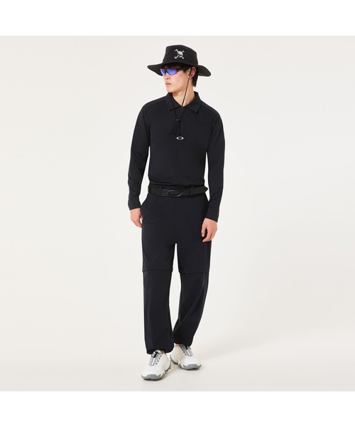 OAKLEY(オークリー)の「【新着】オークリー O-SYNC PACK LS UNDULATE SHIRT/襟付きトップス/ゴルフ/OAKLEY(ポロシャツ・メンズ・オフホワイト/ブラック・XL/L/M/S)」の5枚目の写真