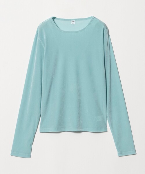 CITEN(シテン)の「<CITEN>シアーフロッキートップ(Tシャツ/カットソー・レディース・オフホワイト/ライトブルー/ダークグレー・FREE)」の17枚目の写真