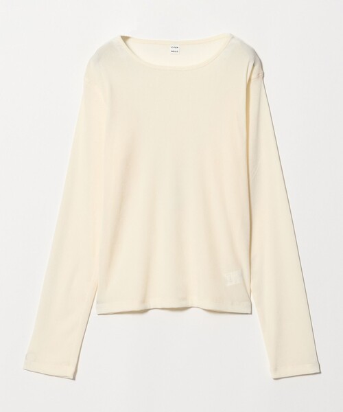 CITEN(シテン)の「<CITEN>シアーフロッキートップ(Tシャツ/カットソー・レディース・オフホワイト/ライトブルー/ダークグレー・FREE)」の22枚目の写真