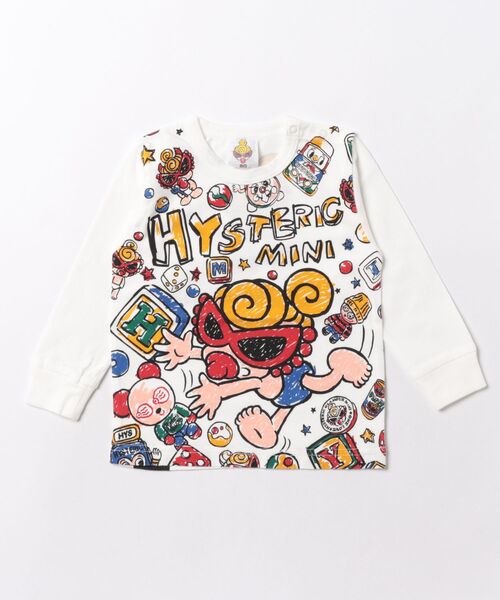 HYSTERIC MINI｜ヒステリックミニのTシャツ/カットソー（ホワイト/白色