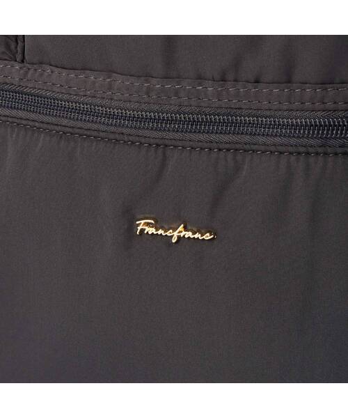 Francfranc(フランフラン)の「クラシックフラワー トラベルバッグ S ダークグレー 撥水加工 キャリーオン 旅行 トラベル(トートバッグ・レディース・ダークグレー・FREE)」の5枚目の写真