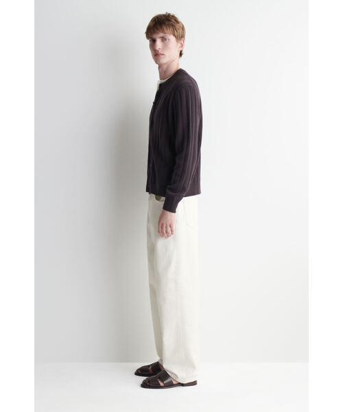 COS（コス）の「リブウールコットンカーディガン（カーディガン/ボレロ・メンズ・ブラウン/カーキ・XS/S/XL/M/L）」の12枚目の写真