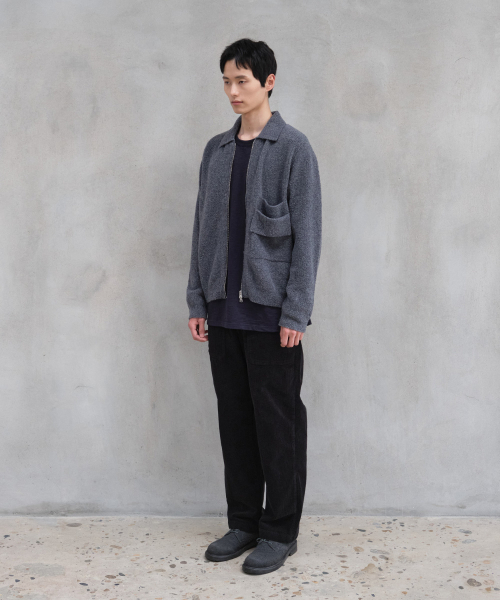 HORLISUN（ホーリーサン）の「Forshey Boucle Zip Up Knit Cardigan Charcoal Gray（カーディガン/ボレロ・メンズ・その他・MEDIUM/LARGE）」の7枚目の写真