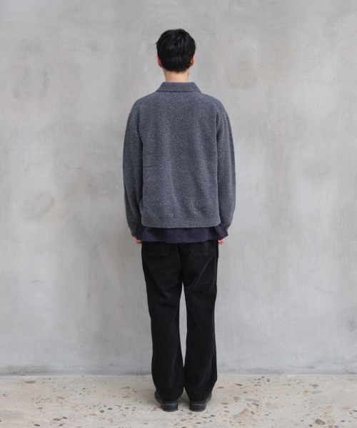 HORLISUN（ホーリーサン）の「Forshey Boucle Zip Up Knit Cardigan Charcoal Gray（カーディガン/ボレロ・メンズ・その他・MEDIUM/LARGE）」の8枚目の写真