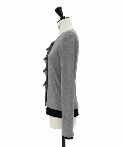STUDIOUS(ステュディオス)の「【STUDIOUS/ステュディオス】2Piece Layered Rib Top/2ピースレイヤードトップ/ウォッシャブル/取り外し可/肌触り(アンサンブル・レディース・ブラウン/グレー/ネイビー・FREE)」の8枚目の写真