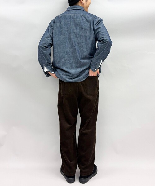 coen(コーエン)の「コーデュロイイージーシェフパンツ(その他パンツ・メンズ・ダークブラウン/ダークグレー/ベージュ・L/S/M/XL)」の17枚目の写真