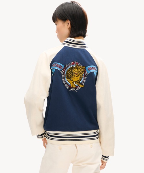 KENZO(ケンゾー)の「KENZO JUMPING TIGER VARSITY JACKET(ブルゾン・メンズ・ブルー系その他4・MEDIUM/SMALL)」の3枚目の写真