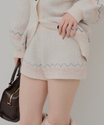 ノルディックニットショートパンツ