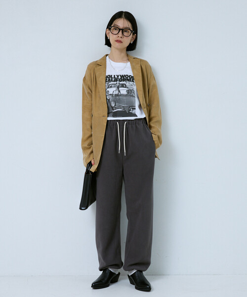 FREAK'S STORE(フリークスストア)の「フリースパンツ(その他パンツ・レディース・ブラウン/ネイビー/チャコール・フリ-)」の4枚目の写真