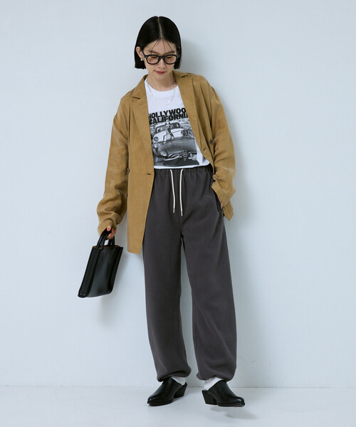 FREAK'S STORE(フリークスストア)の「フリースパンツ(その他パンツ・レディース・ブラウン/ネイビー/チャコール・フリ-)」の6枚目の写真