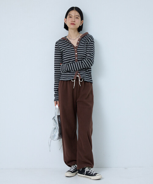 FREAK'S STORE(フリークスストア)の「フリースパンツ(その他パンツ・レディース・ブラウン/ネイビー/チャコール・フリ-)」の17枚目の写真
