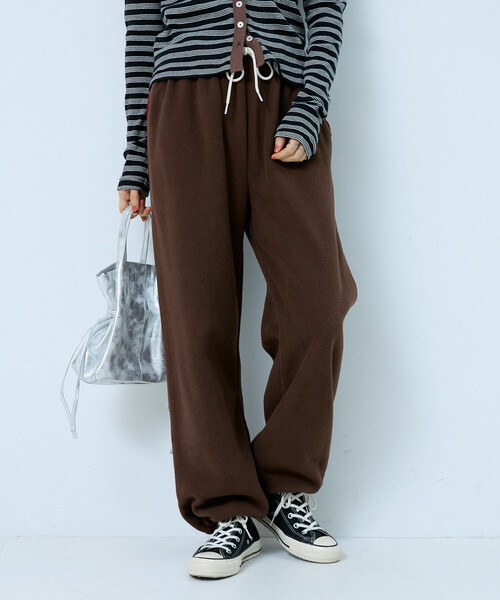 FREAK'S STORE(フリークスストア)の「フリースパンツ(その他パンツ・レディース・ブラウン/ネイビー/チャコール・フリ-)」の18枚目の写真