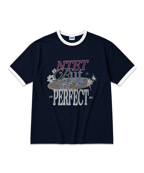 NTET（エンティーイーティー）の「its perfect overfit ringer t-shirt (3color)（Tシャツ/カットソー・メンズ・ホワイト/ネイビー/グリーン・SMALL/MEDIUM/LARGE/X-LARGE）」の3枚目の写真
