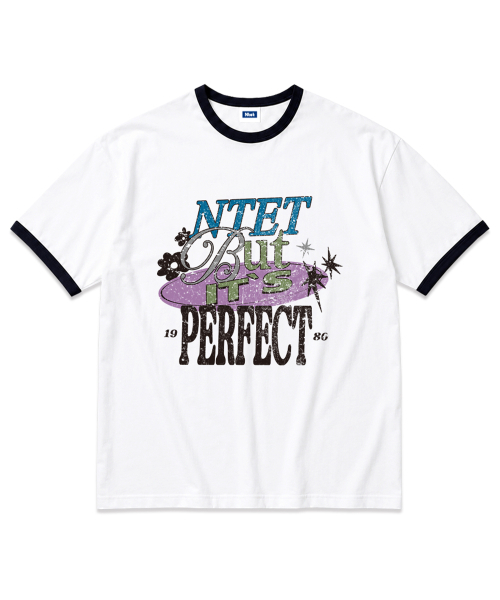 NTET（エンティーイーティー）の「its perfect overfit ringer t-shirt (3color)（Tシャツ/カットソー・メンズ・ホワイト/ネイビー/グリーン・SMALL/MEDIUM/LARGE/X-LARGE）」の4枚目の写真
