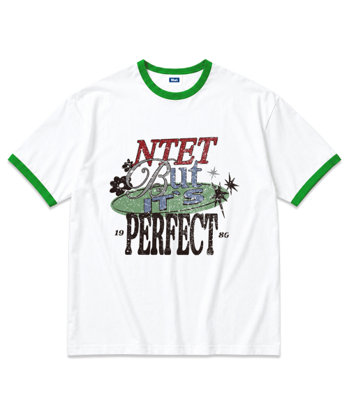 NTET（エンティーイーティー）の「its perfect overfit ringer t-shirt (3color)（Tシャツ/カットソー・メンズ・ホワイト/ネイビー/グリーン・SMALL/MEDIUM/LARGE/X-LARGE）」の5枚目の写真