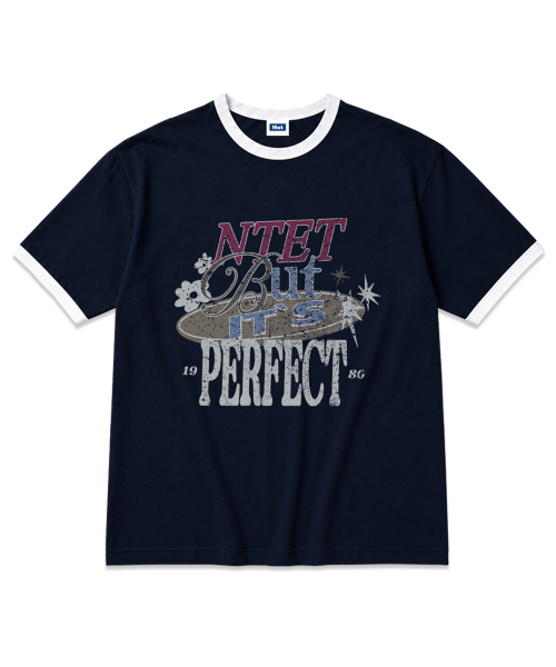 NTET（エンティーイーティー）の「its perfect overfit ringer t-shirt (3color)（Tシャツ/カットソー・メンズ・ホワイト/ネイビー/グリーン・SMALL/MEDIUM/LARGE/X-LARGE）」の6枚目の写真