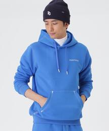 PEARLY GATES（パーリーゲイツ）の「【PEARLY GATES】Pe R変形ダンボールフーディプルオーバー (MENS)（スウェット）」