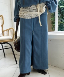 ZIP SLIT FLEECE SKIRT