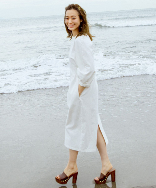 mystic（ミスティック）の「【moeka nozaki×mystic】袖ﾎﾞﾘｭｰﾑﾜﾝﾋﾟｰｽ