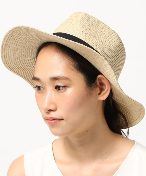 RODEO CROWNS WIDE BOWL（ロデオクラウンズワイドボウル）の「クラウンマーク ペーパー ハット（キャップ・レディース・ベージュ/ブラック/ブラウン/ホワイト・FREE）」の4枚目の写真