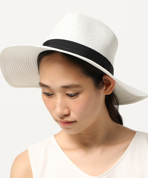 RODEO CROWNS WIDE BOWL（ロデオクラウンズワイドボウル）の「クラウンマーク ペーパー ハット（キャップ・レディース・ベージュ/ブラック/ブラウン/ホワイト・FREE）」の2枚目の写真