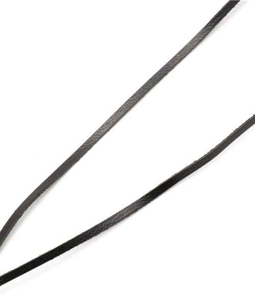 MOUSSY（マウジー）の「REAL LEATHER CODE（ネックレス・レディース・ブラウン/ブラック/ダークブラウン・FREE）」の4枚目の写真