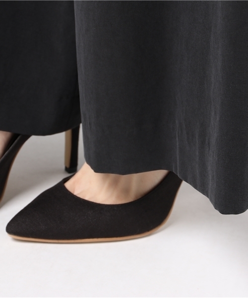 N.（N. Natural Beauty Basic）（エヌエヌナチュラルビューティーベーシック）の「ＡＹサッシュベルト付ワイドパンツ（その他パンツ・レディース・ブラック/ブラウン・MEDIUM）」の16枚目の写真