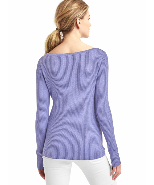 GAP(ギャップ)の「CREW NK RIB P/(ニット/セーター・レディース・ブラック/ブルー/ヘザ-グレー・S/XXS/L/M/XS)」の7枚目の写真