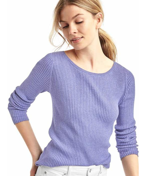 GAP(ギャップ)の「CREW NK RIB P/(ニット/セーター・レディース・ブラック/ブルー/ヘザ-グレー・S/XXS/L/M/XS)」の8枚目の写真