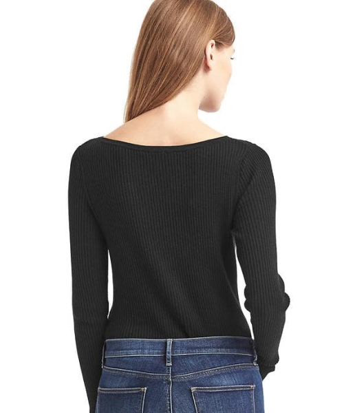 GAP(ギャップ)の「CREW NK RIB P/(ニット/セーター・レディース・ブラック/ブルー/ヘザ-グレー・S/XXS/L/M/XS)」の10枚目の写真