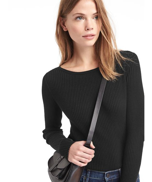 GAP(ギャップ)の「CREW NK RIB P/(ニット/セーター・レディース・ブラック/ブルー/ヘザ-グレー・S/XXS/L/M/XS)」の12枚目の写真