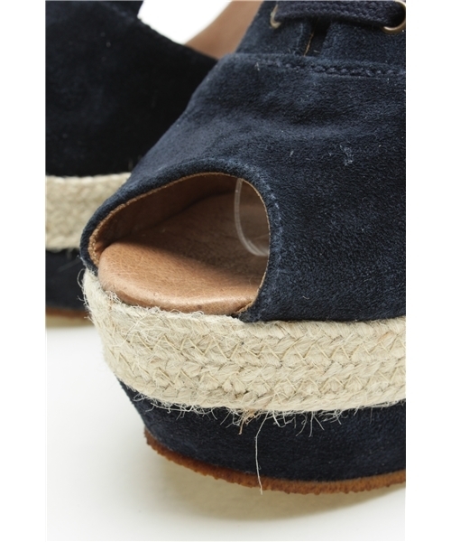 Another Edition（アナザーエディション）の「◆GAIMO レースUP ウエッジ120（サンダル・レディース・ベージュ/ネイビー・35/37/36/38）」の7枚目の写真