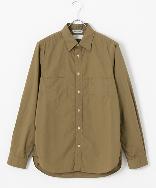 WORK NOT WORK URBAN RESEARCH（ワークノットワークアーバンリサーチ）の「WNW　タイプライターポインテッドカラーシャツ（シャツ/ブラウス・メンズ・モカ/カーキ/ホワイト・LARGE/MEDIUM/SMALL）」の20枚目の写真