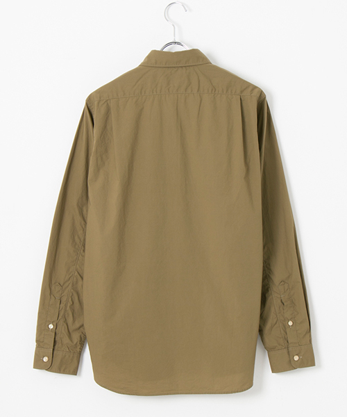 WORK NOT WORK URBAN RESEARCH（ワークノットワークアーバンリサーチ）の「WNW　タイプライターポインテッドカラーシャツ（シャツ/ブラウス・メンズ・モカ/カーキ/ホワイト・LARGE/MEDIUM/SMALL）」の21枚目の写真