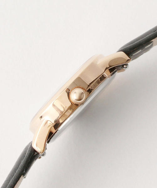 CLUSE（クルース）の「＜CLUSE＞レザー 24mmフェイスウォッチ/ピンクゴールドカラー :（アナログ腕時計・レディース・ライトグレー/その他1/ブラック・FREE）」の9枚目の写真