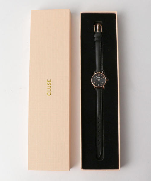 CLUSE（クルース）の「＜CLUSE＞レザー 24mmフェイスウォッチ/ピンクゴールドカラー :（アナログ腕時計・レディース・ライトグレー/その他1/ブラック・FREE）」の13枚目の写真