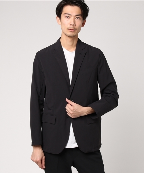 SHIPS JET BLUE（シップスジェットブルー）の「<セットアップ対応>SHIPS JET BLUE: パッカブル ナイロン3Bジャケット（テーラードジャケット・メンズ・ネイビー/ブラック/ダークブルー・X-LARGE/SMALL/LARGE/MEDIUM）」の6枚目の写真