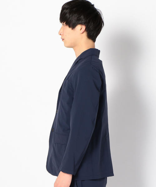 SHIPS JET BLUE（シップスジェットブルー）の「<セットアップ対応>SHIPS JET BLUE: パッカブル ナイロン3Bジャケット（テーラードジャケット・メンズ・ネイビー/ブラック/ダークブルー・X-LARGE/SMALL/LARGE/MEDIUM）」の14枚目の写真