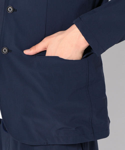 SHIPS JET BLUE（シップスジェットブルー）の「<セットアップ対応>SHIPS JET BLUE: パッカブル ナイロン3Bジャケット（テーラードジャケット・メンズ・ネイビー/ブラック/ダークブルー・X-LARGE/SMALL/LARGE/MEDIUM）」の12枚目の写真