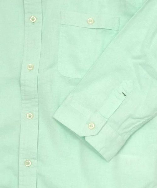 ADMIX/ATELIER SAB MEN（アドミックスアトリエサブメン）の「綿/麻７分袖シャツ（シャツ/ブラウス・メンズ・ターコイズブルー/ピンク/ワインレッド/ミント/ネイビー/ホワイト/ブラック/カーキ/サックスブルー/ダークグリーン/ロイヤルブルー/イエロー・50/52/48）」の18枚目の写真