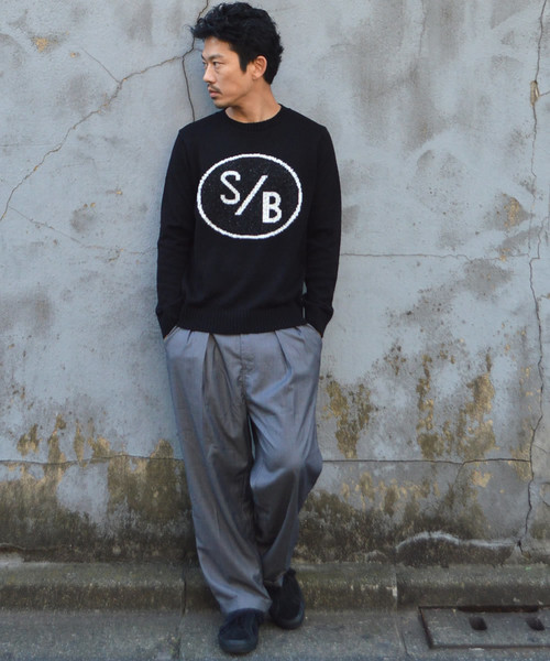 SURF/BRAND（サーフブランド）の「SURF/BRAND/サーフブランド TEAM KNIT（ニット/セーター・メンズ・ベージュ/ブラック・L/M/S）」の11枚目の写真