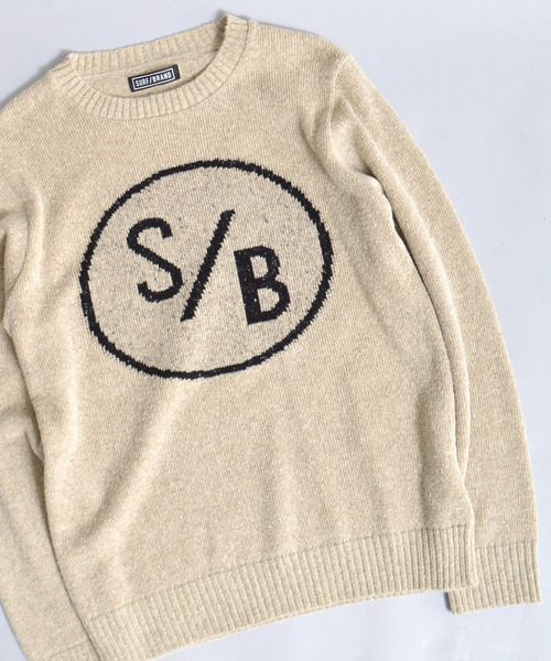 SURF/BRAND（サーフブランド）の「SURF/BRAND/サーフブランド TEAM KNIT（ニット/セーター・メンズ・ベージュ/ブラック・L/M/S）」の10枚目の写真