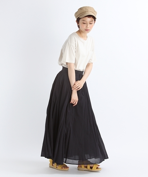 studio CLIP（スタディオクリップ）の「マリンキャップ（キャップ・レディース・ホワイト/ベージュ/ネイビー・FREE）」の4枚目の写真